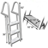 Traditional Pontoon or Dock Ladder (3, 4, or 5 step) - FenceForPontoons.com