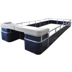 Sun Deck Fence Packages | FenceForPontoons.com