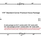 15'6" Standard Radius Fence Package - FenceForPontoons.com