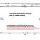 19'4" Dual Large Radius Fence Package
