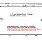 19'4" Dual Large Radius Fence Package - FenceForPontoons.com