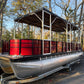 23'4" Dual Radius Fence Package - FenceForPontoons.com