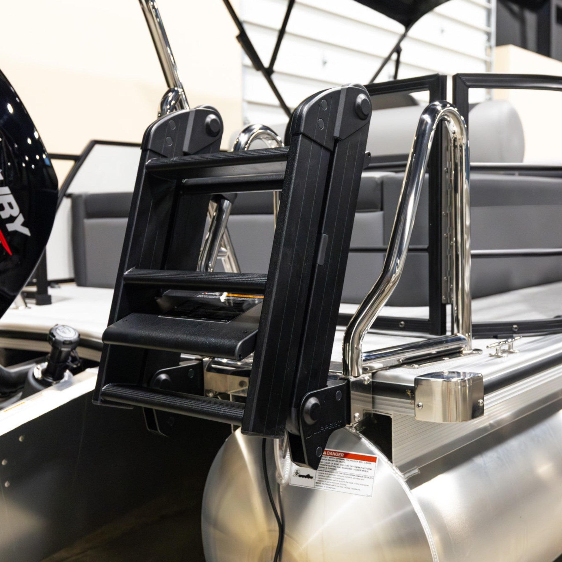 OEM Stern Ladder by Lippert - FenceForPontoons.com