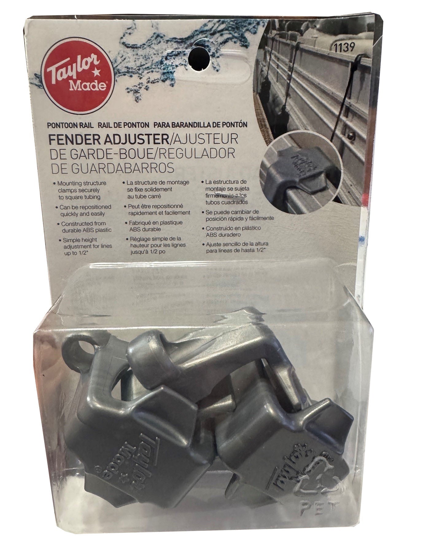 Pontoon Boat Fender Clip - FenceForPontoons.com
