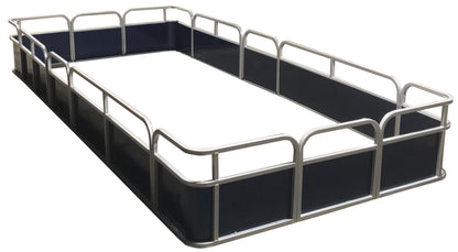 Pontoon Risers Pontoon Deck Protection Kit Pontoon Fence Riser & Bolt Kit – Keep Your ...