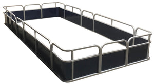 16'4" Pontoon Fence Package - FenceForPontoons.com