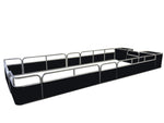 18' SunDeck Fence Package - FenceForPontoons.com