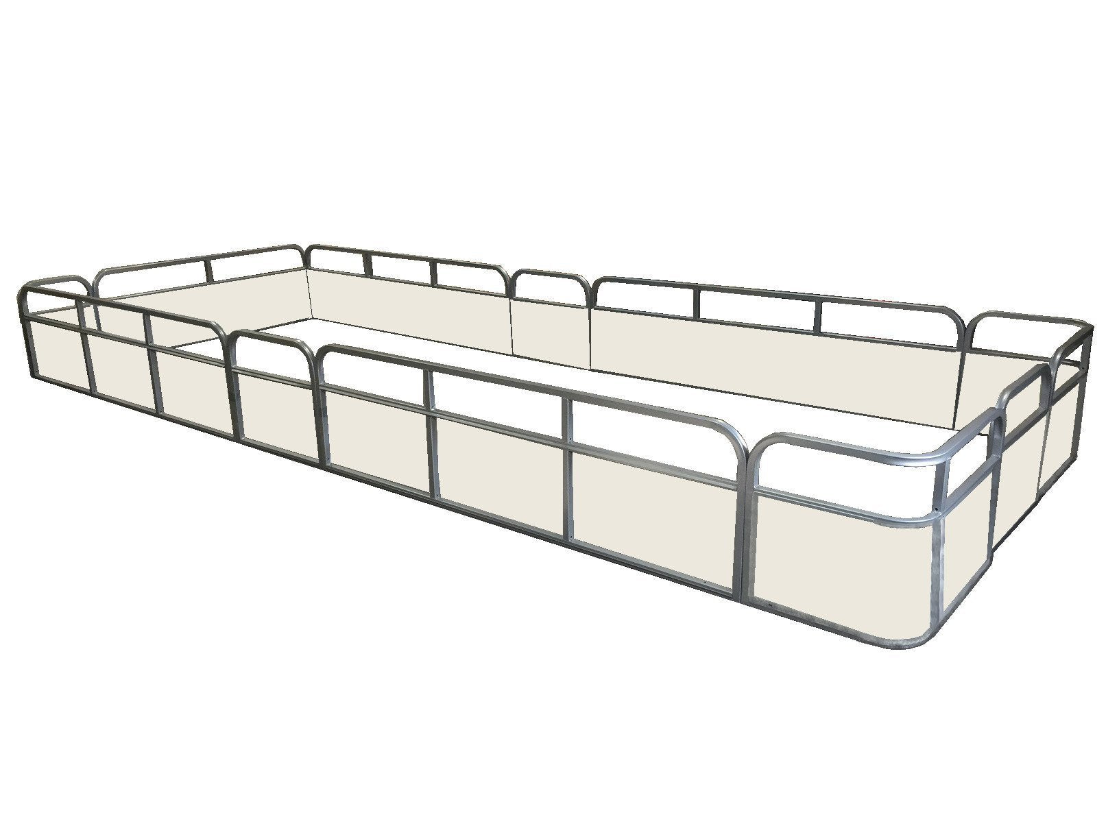 20' Stern Entry Fence Package - FenceForPontoons.com