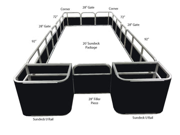 All Complete Pontoon Railing Packages