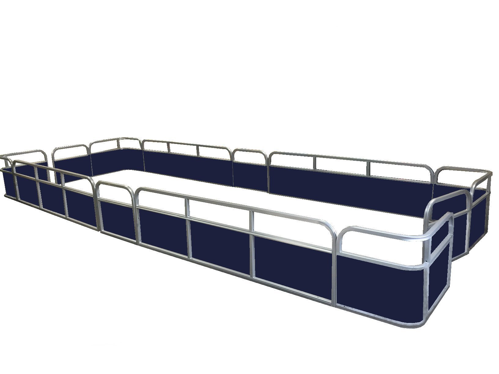 21'6" Pontoon Fence Package - FenceForPontoons.com