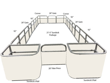 All Complete Pontoon Railing Packages