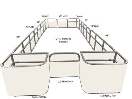 All Complete Pontoon Railing Packages