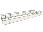 24' SunDeck Fence Package - FenceForPontoons.com