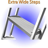 3 Step Traditional Dock or Pontoon Ladder - FenceForPontoons.com