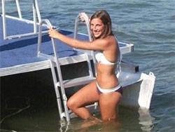 3 Step Traditional Dock or Pontoon Ladder - FenceForPontoons.com