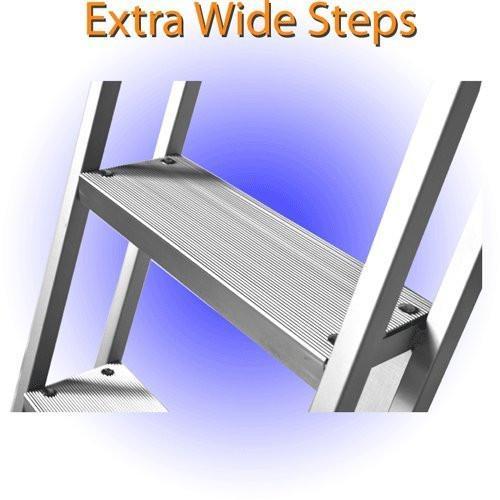 4 Step Traditional Dock or Pontoon Ladder - FenceForPontoons.com