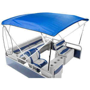 Economy 8x8 Pontoon Boat Top Kit - FenceForPontoons.com