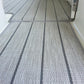 Gray Teak Vinyl SeaGrass Flooring - FenceForPontoons.com