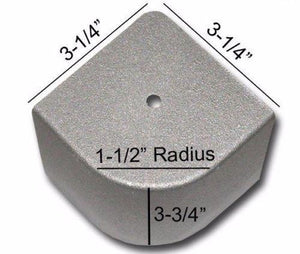 Pontoon Round Corner Cap - FenceForPontoons.com