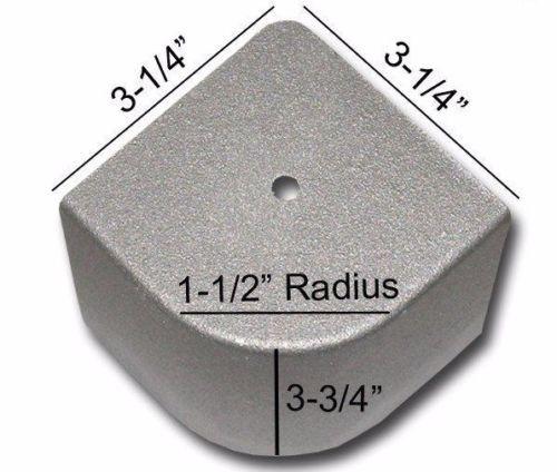 Pontoon Round Corner Cap - FenceForPontoons.com