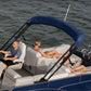 PWR-ARM II Power Bimini Top - FenceForPontoons.com