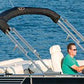 PWR-ARM II Power Bimini Top - FenceForPontoons.com