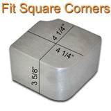 Square Corner Caps for Pontoon Deck - FenceForPontoons.com