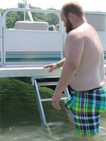 Underdeck Pontoon Ladder - FenceForPontoons.com