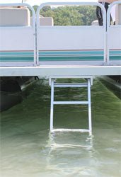 Underdeck Pontoon Ladder - FenceForPontoons.com